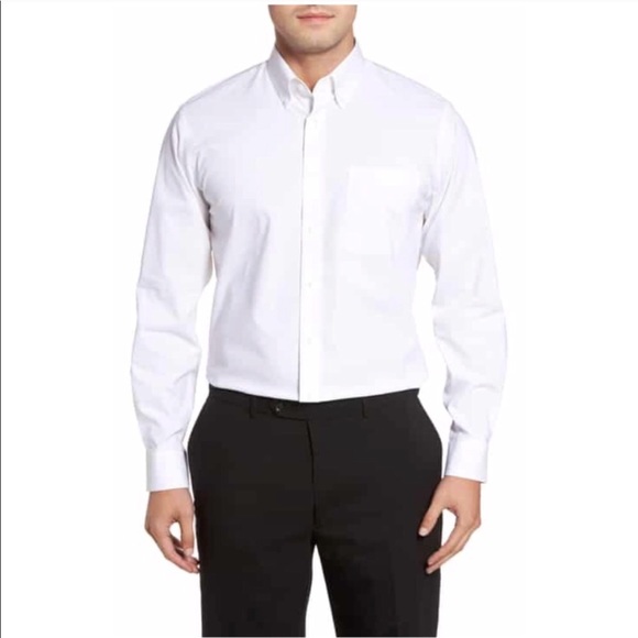 [Grey] Nordstrom smart wrinkle free button shirt - Picture 1 of 5